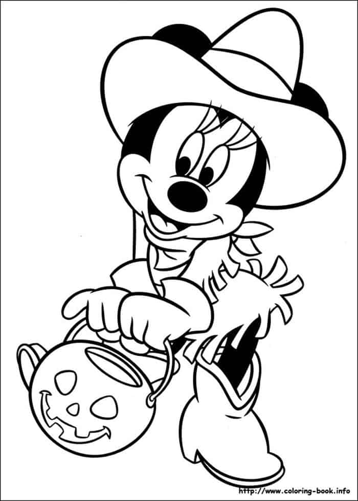 Coloring Pages Of Minnie Mouse