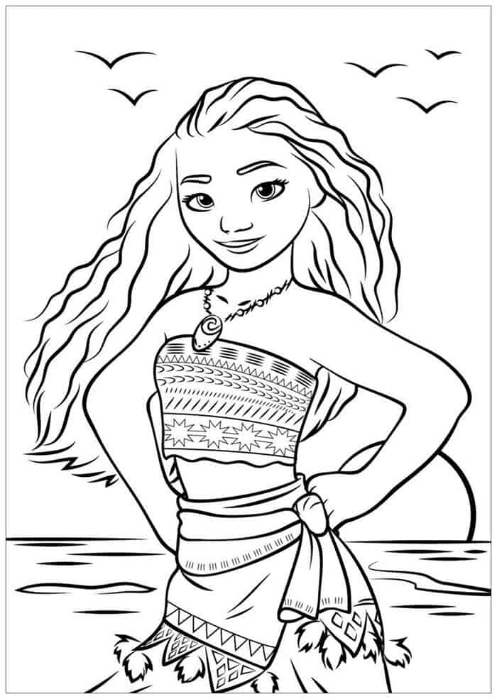 Coloring Pages Of Moana