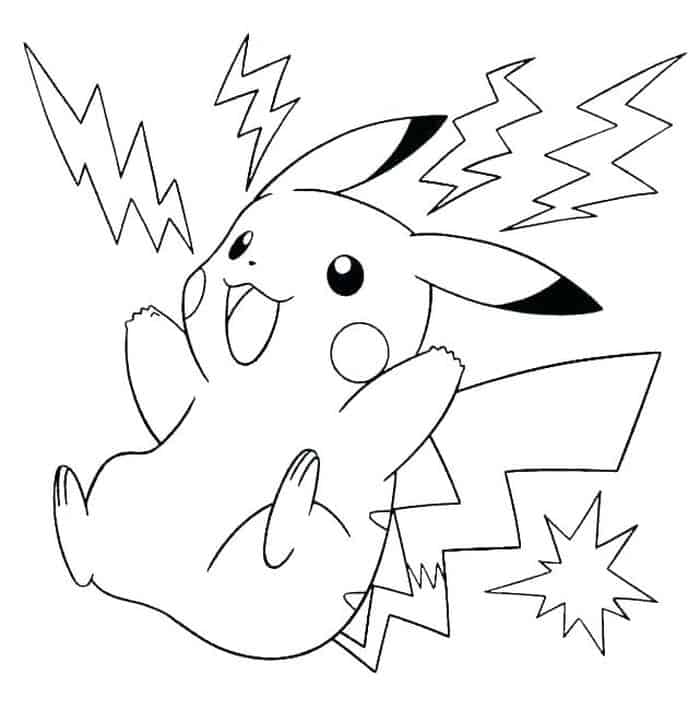 Coloring Pages Of Pikachu 1