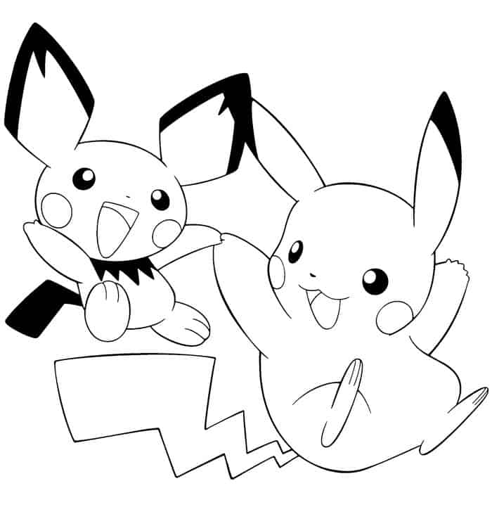 Coloring Pages Of Pokemon Pikachu 1
