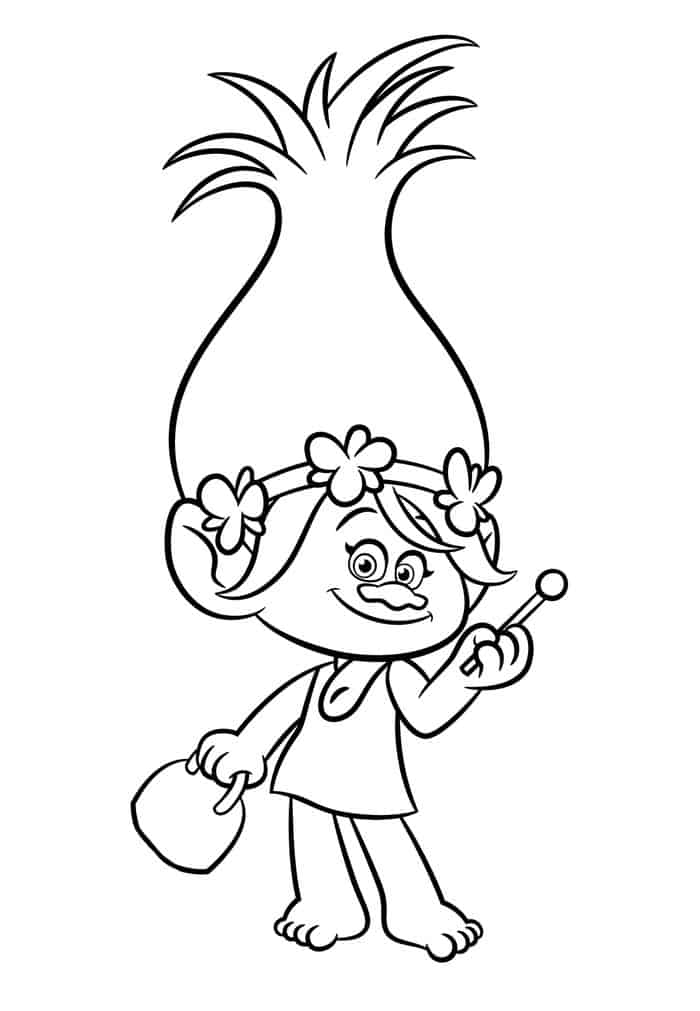 Coloring Pages Of Trolls To Print