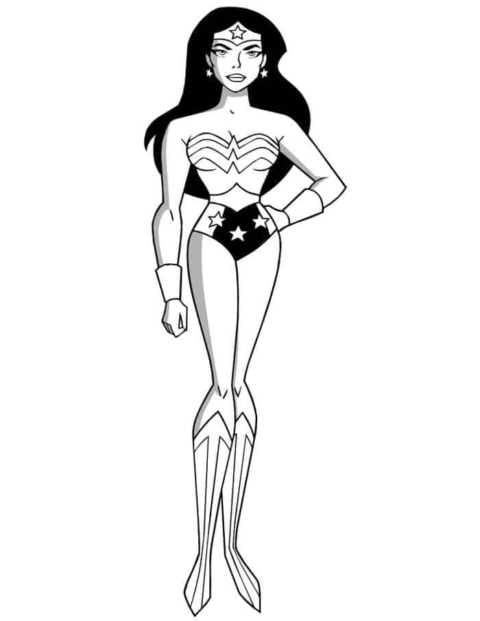 Dc Superhero Girl Coloring Pages