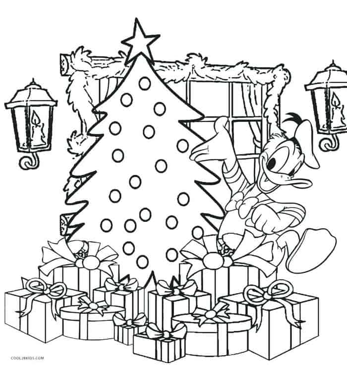 Disney Christmas Coloring Pages 3