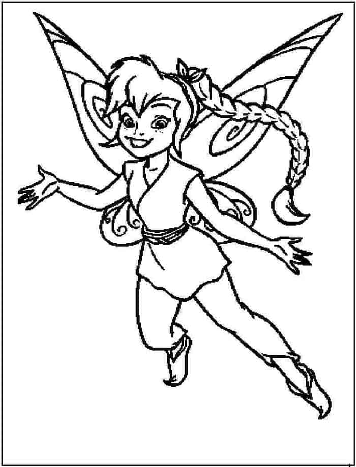 Disney Fairy Coloring Pages 2