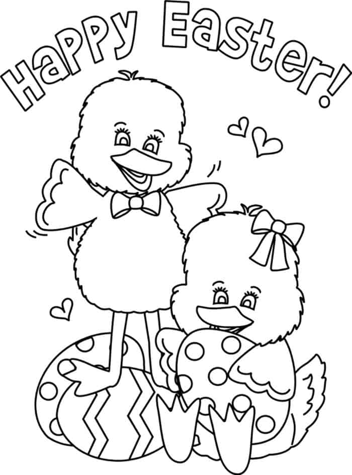 Easter Coloring Pages For Preschoolers
