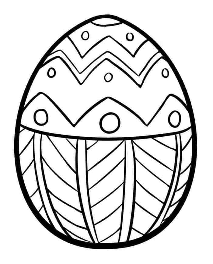 Easter Egg Coloring Pages For Adults