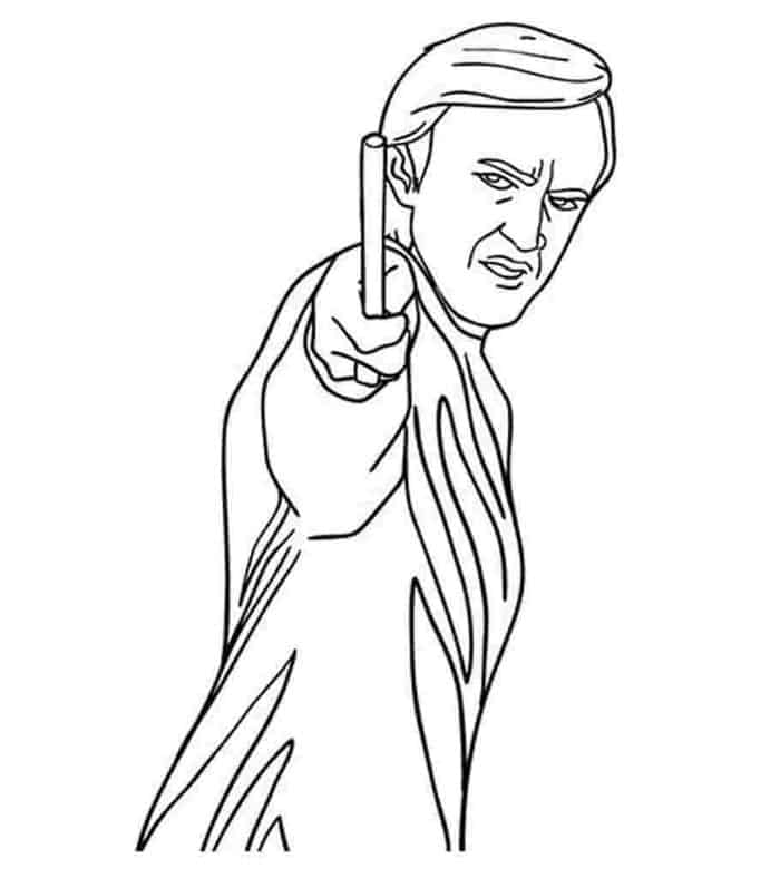 Easy Harry Potter Coloring Pages 1