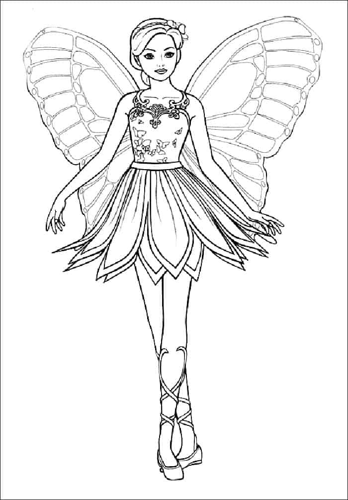 Fairy Coloring Pages For Adults