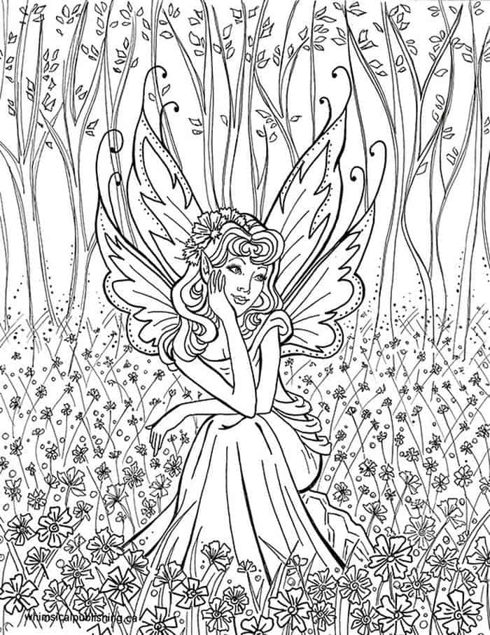 Fairy Tale Coloring Pages For Adults