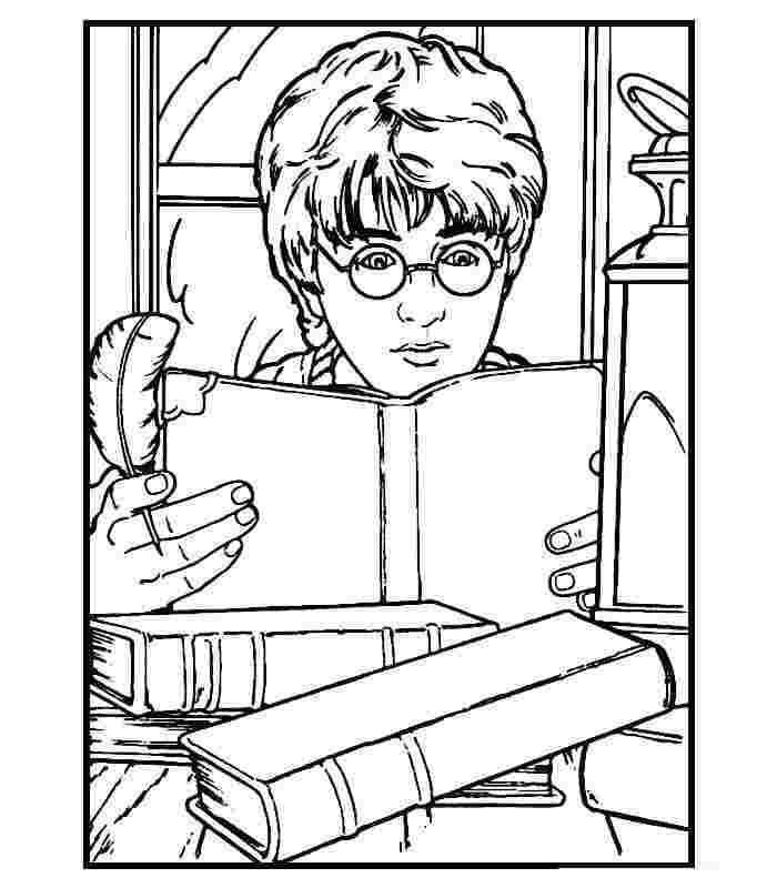Free Coloring Pages Of Harry Potter 1
