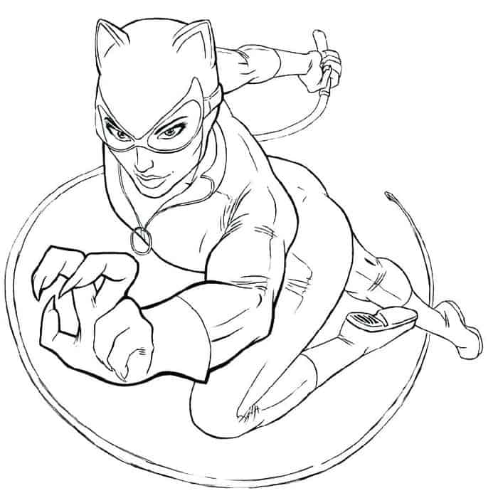 Free Dc Superhero Girl Coloring Pages