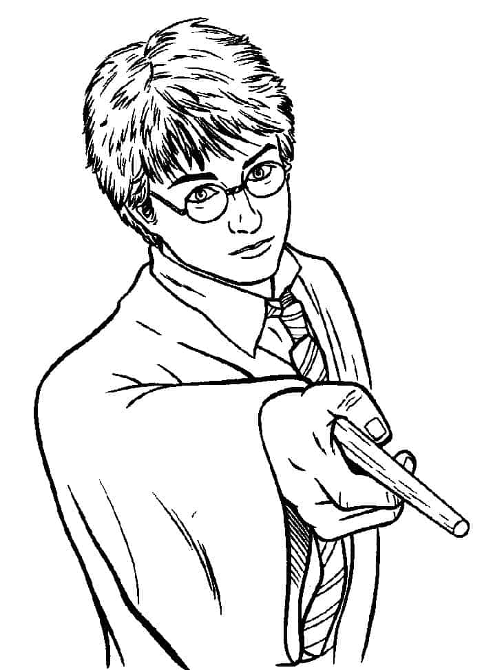 Free Harry Potter Coloring Pages 1