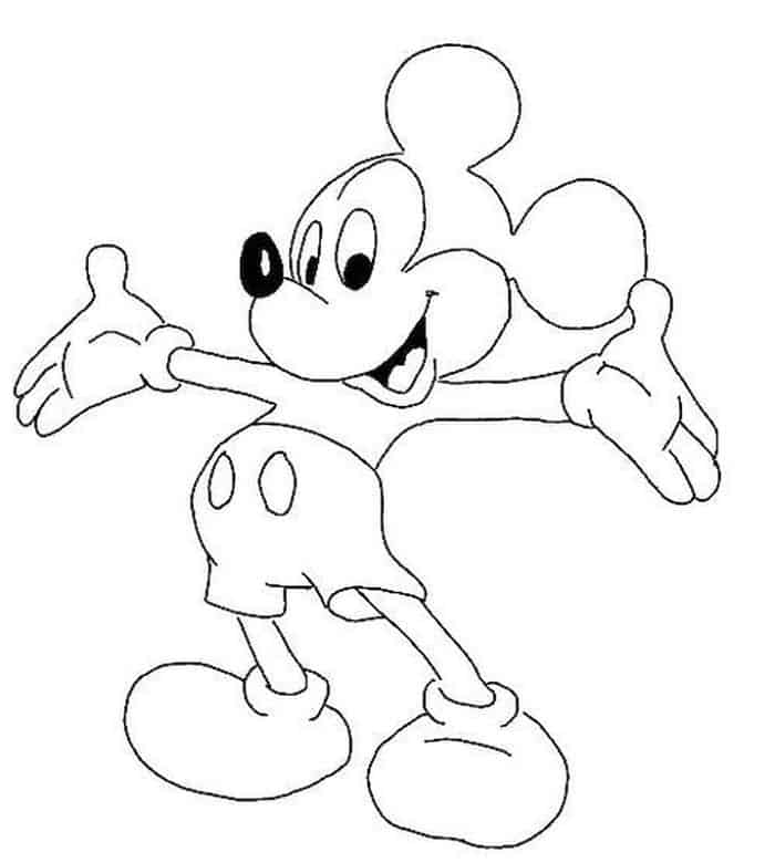 Free Mickey Mouse Coloring Pages To Print