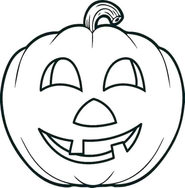 Free Pumpkin Coloring Pages Preschoolers