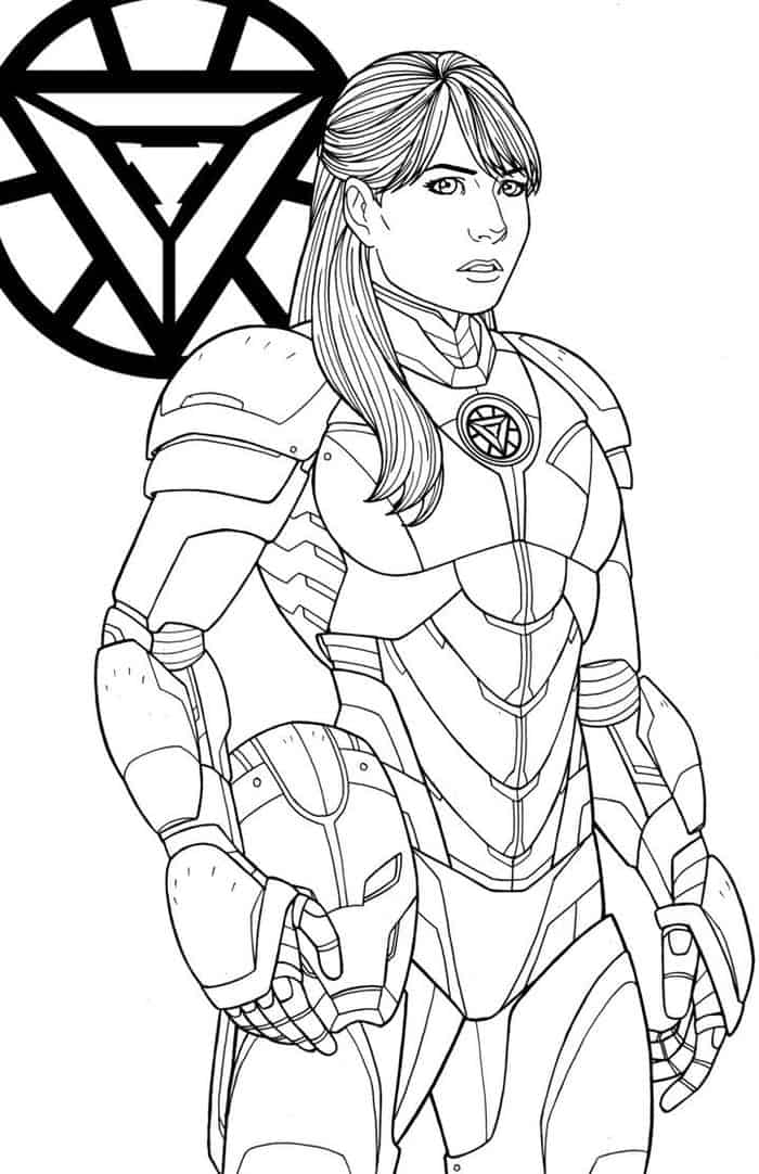 Girl Superhero Coloring Pages