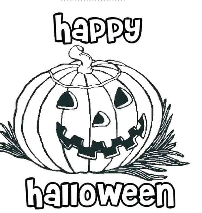 Halloween Pumpkin Coloring Pages Free