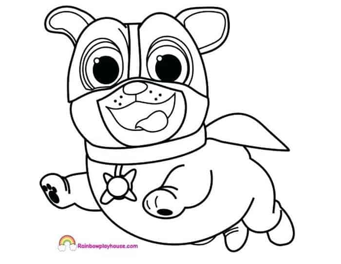 Halloween Puppy Coloring Pages