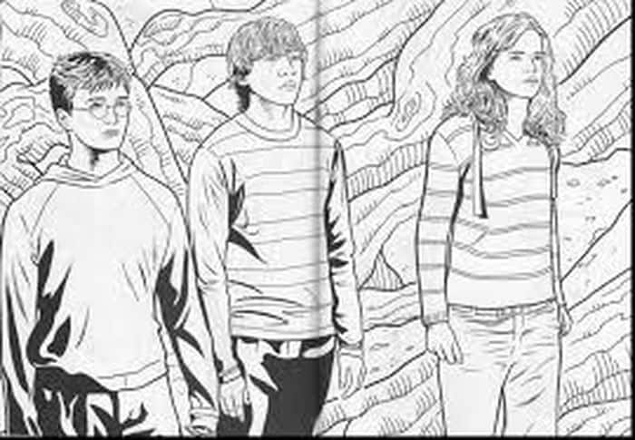 Harry Potter Coloring Pages Easy