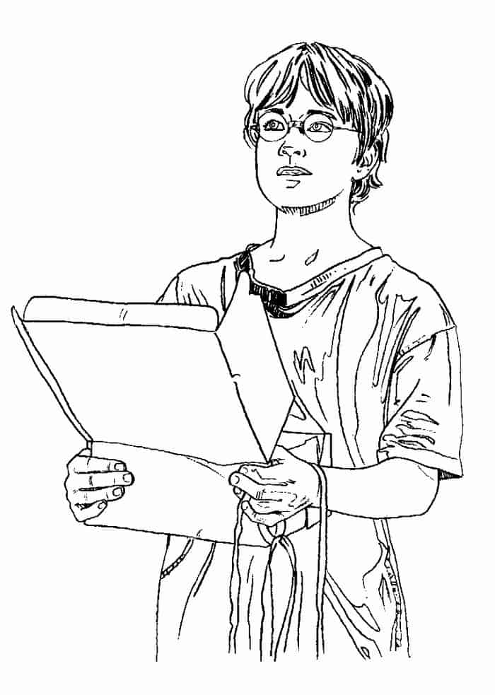 Harry Potter Coloring Pages For Kids 1