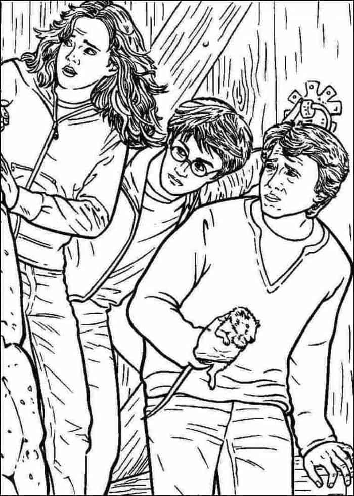 Harry Potter Coloring Pages Hermione 1