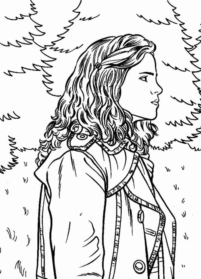 Harry Potter Coloring Pages Luna Lovegood