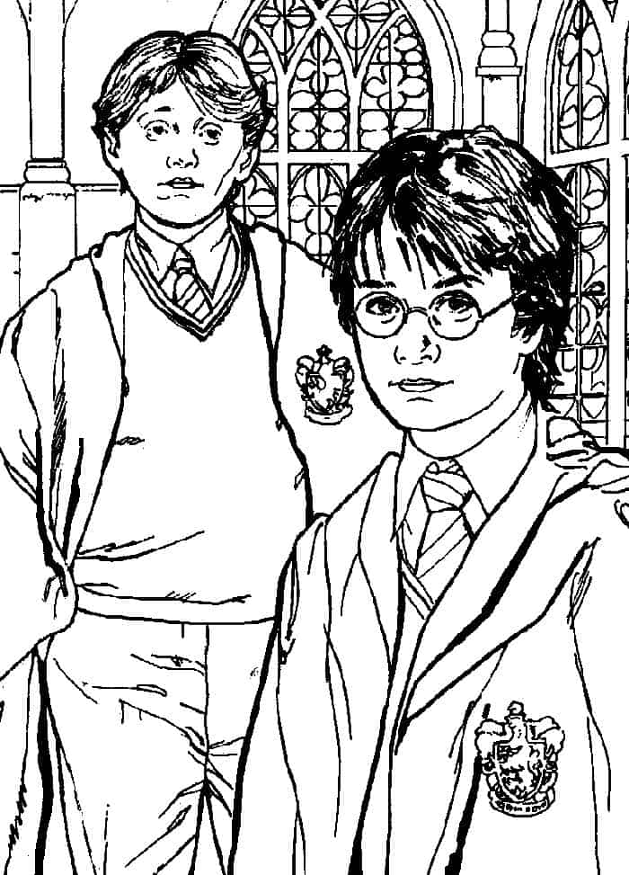 Harry Potter Coloring Pages Online 1