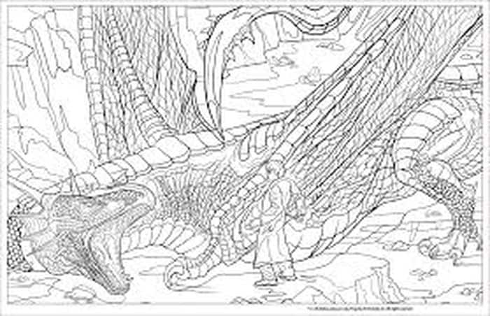 Harry Potter Dragon Coloring Pages