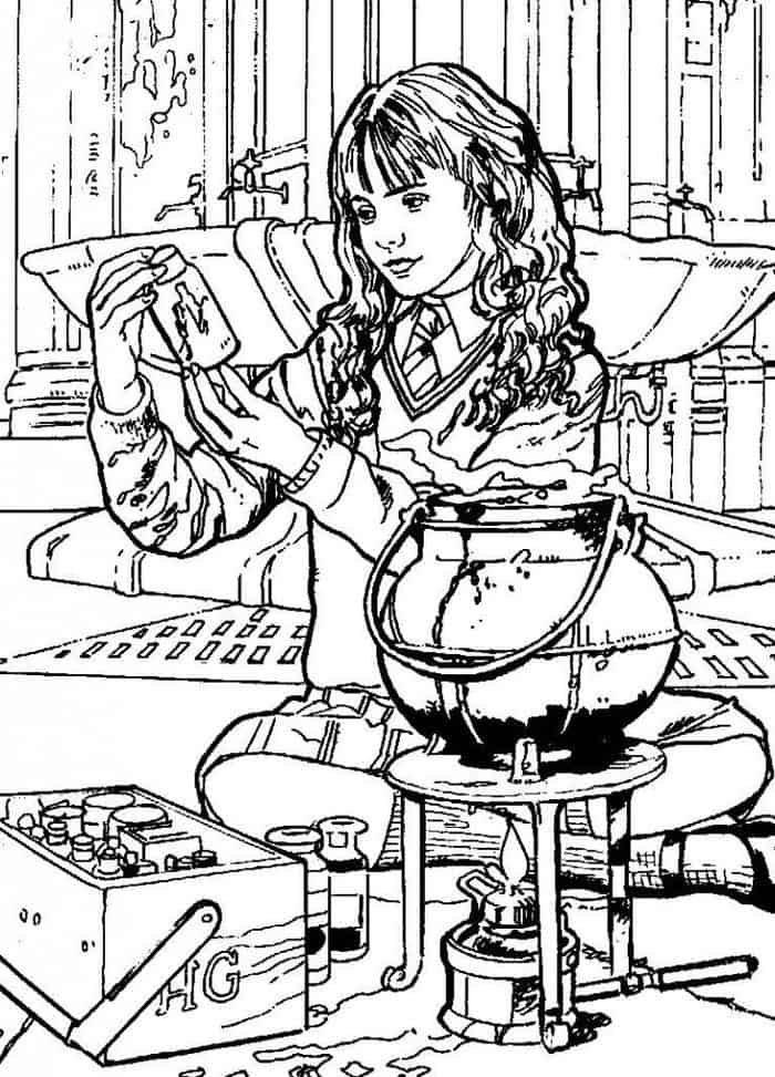 Harry Potter Free Coloring Pages 1