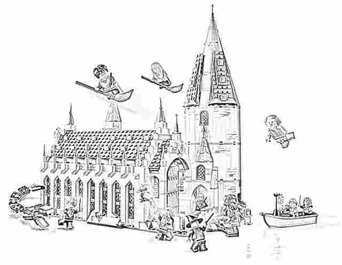 Harry Potter Hogwarts Coloring Pages