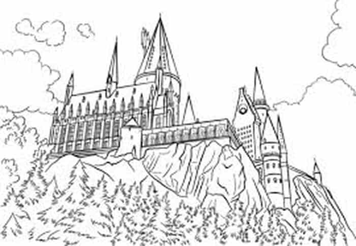 Harry Potter House Coloring Pages