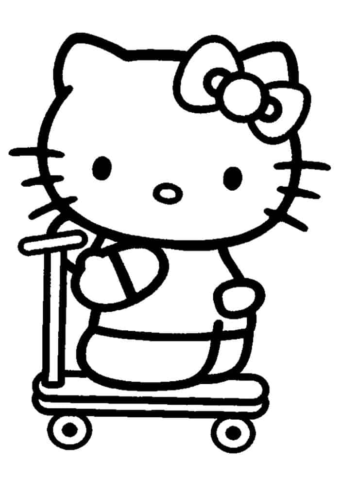 Hello Kitty Coloring Pages Book