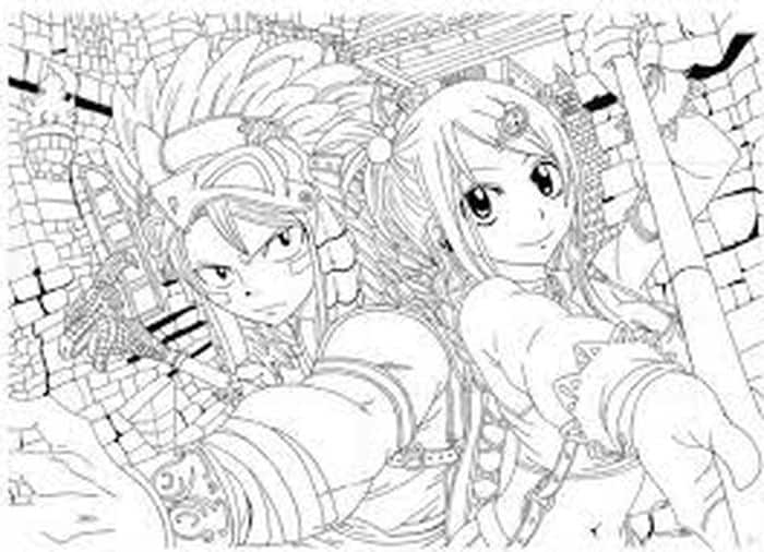 Kawaii Anime Coloring Pages