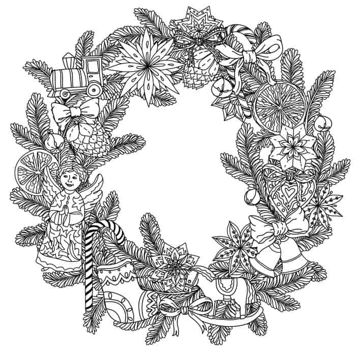 Kids Christmas Coloring Pages 1