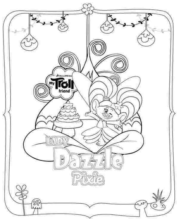 Kids Coloring Pages Trolls