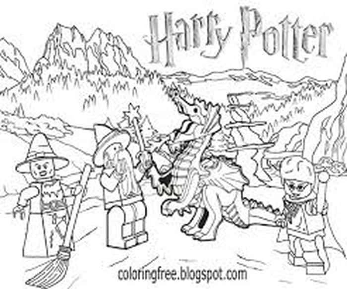 Lego Harry Potter Coloring Pages
