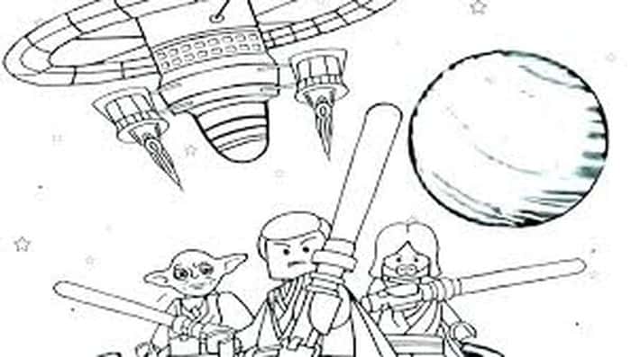 Lego Star Wars Coloring Pages To Print