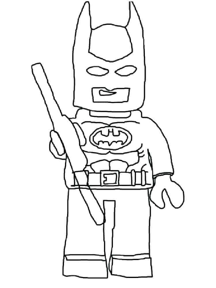 Lego Batman Coloring Pages