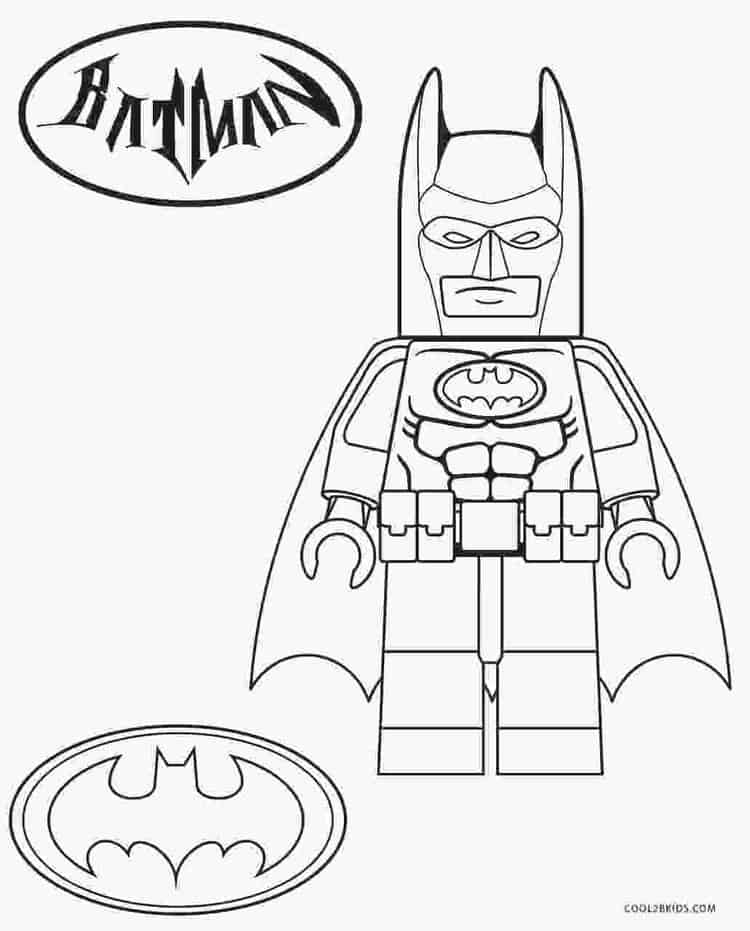 Lego Batman Printable Coloring Pages