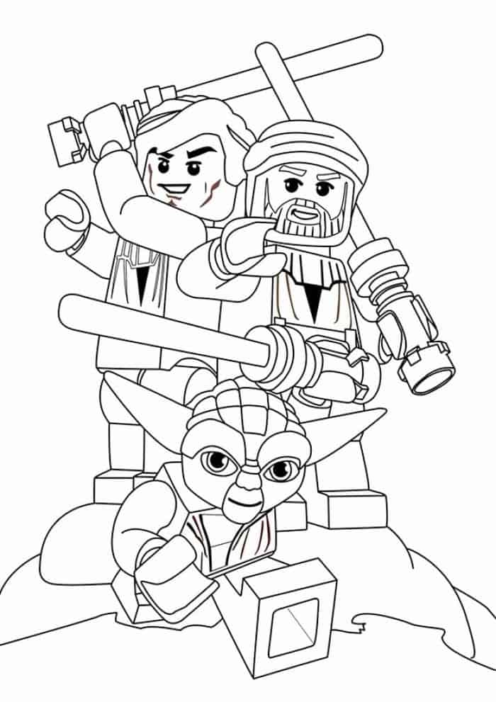 Legos Star Wars Coloring Pages 1