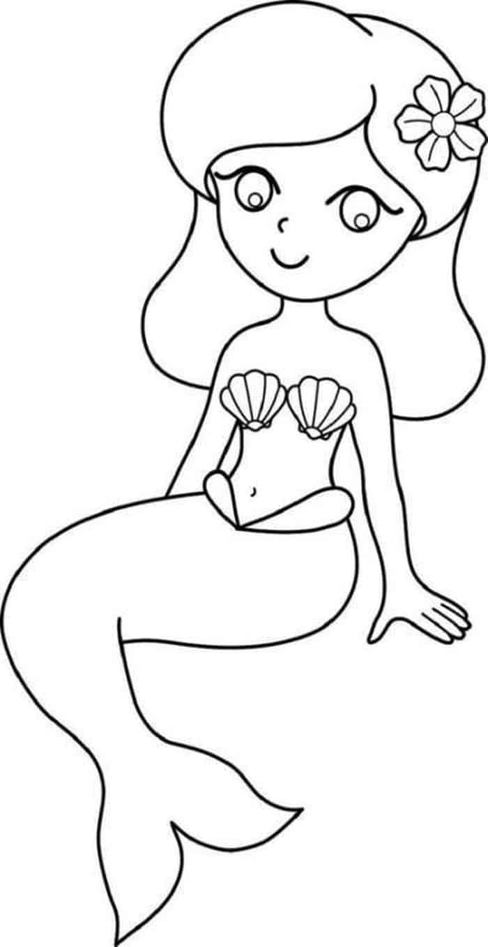 Mermaid Coloring Pages To Print