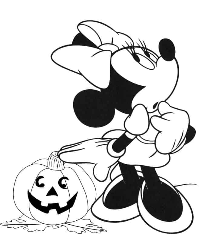 Mickey And Minnie Christmas Coloring Pages