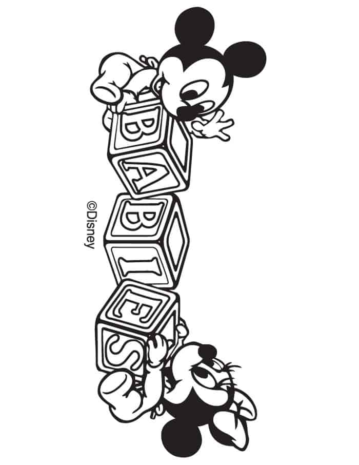 Mickey And Minnie Mouse Coloring Pages To Print