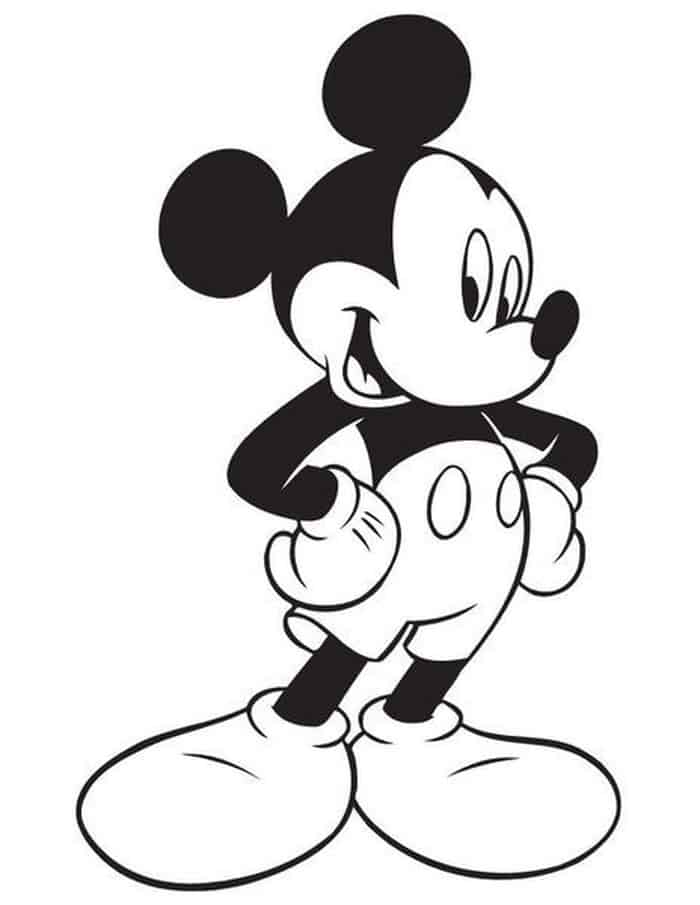 Mickey Mouse Characters Coloring Pages