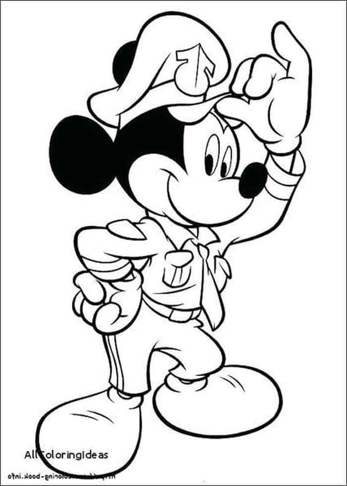 Mickey Mouse Coloring Pages Pdf