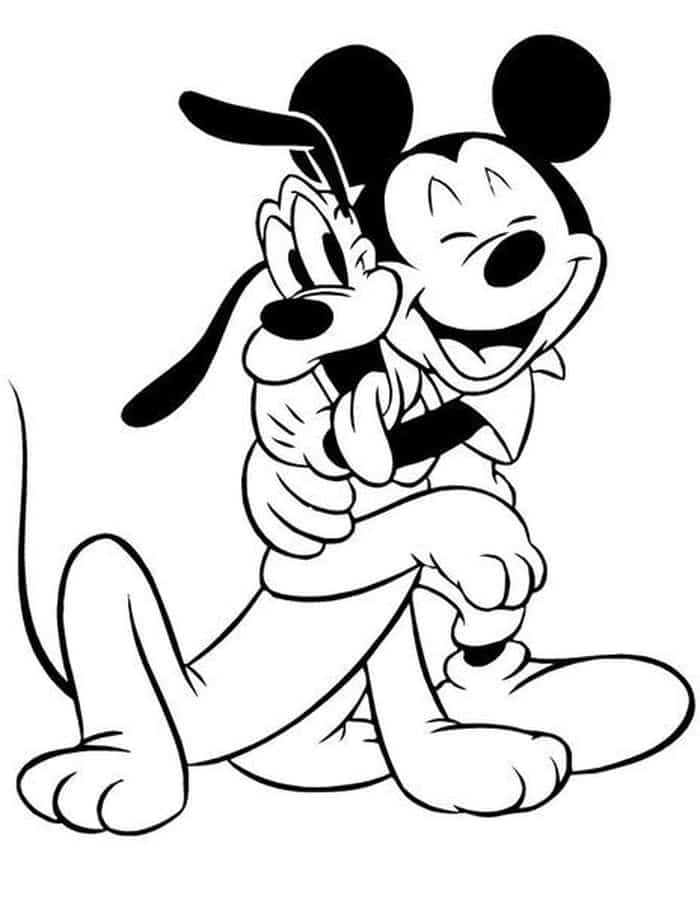 Mickey Mouse Free Coloring Pages