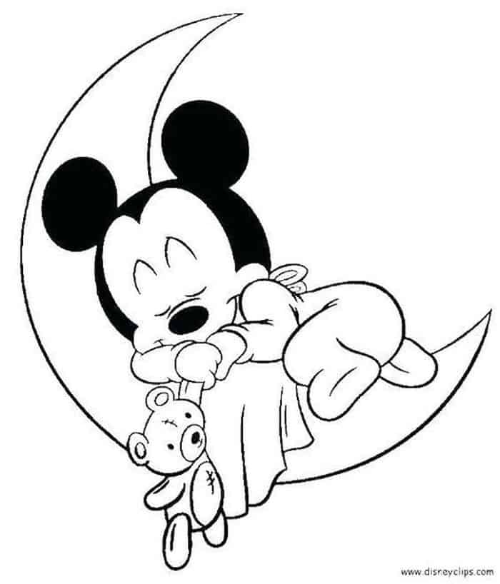 Mickey Mouse Thanksgiving Coloring Pages