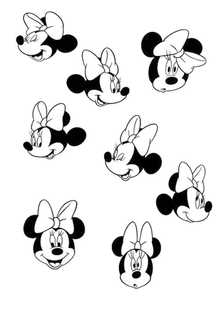 Minnie Mouse And Daisy Coloring Pages