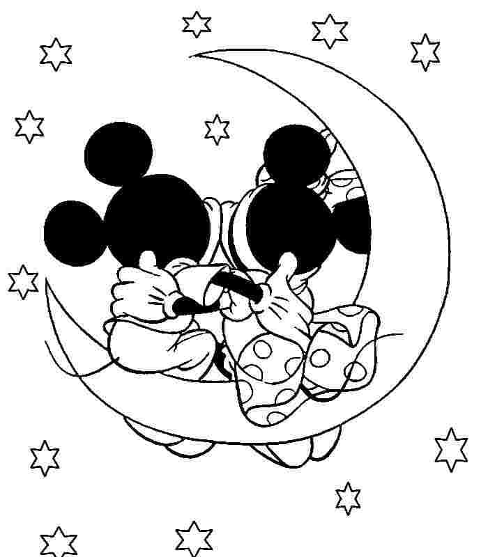 Minnie Mouse Bow Coloring Pages