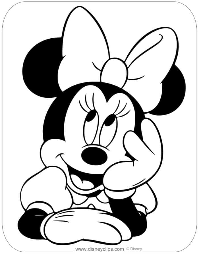 Minnie Mouse Coloring Pages Online