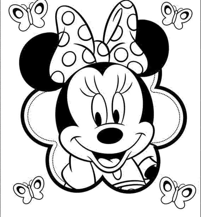 Minnie Mouse Coloring Pages Pdf